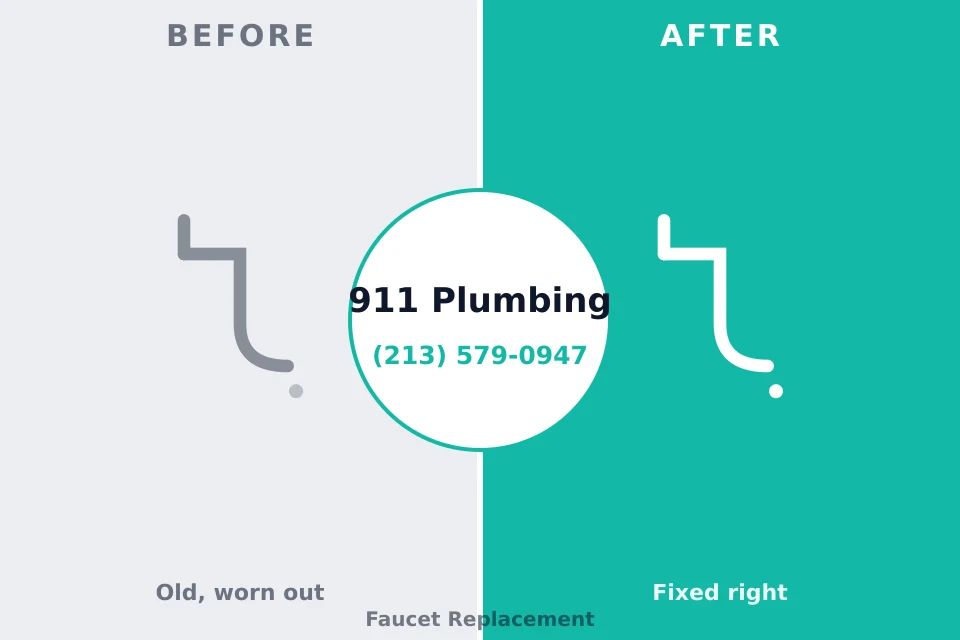 Before and after: plumbing company Piedmont, CA